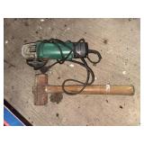 3 Lb Shop Hammer & 4' Angke Grinder
