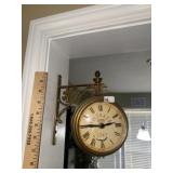 Vintage Metal Wall Clock (Cracked lens)