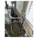 Folding Convalescent Walker & Cane