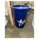 Blue & White Oriental Vase