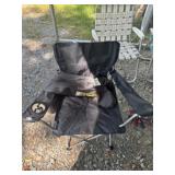 Black Folding Arm Chair & Tote Bag