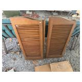 (2) Pairs of Wood Saloon Doors