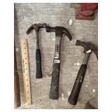 (3) Claw Hammers