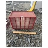 Red Organizer Cabinet