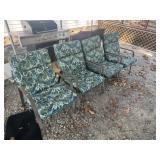 Nice Set of 4 Patio Arm Chairs