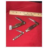 (3) Pocket Knives