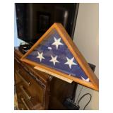 American Flag in Presentation Case