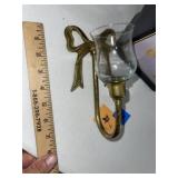 Brass Candle Sconce