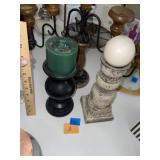 Vintage Candleabra & Candle Sticks