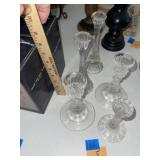 (5) Crystal Candle Sticks