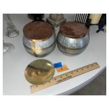 Candles + Brass Candle Holder
