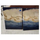 Pr of Canvas Paintings