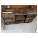 TV Console W/ Canvas Drawers