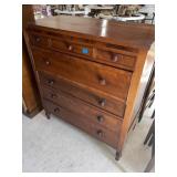 Restored Antique Walnut Chest