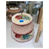 Pioneer Woman 3 Tier Dish