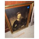 Framed Painting (Disgusted Lady)