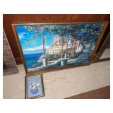 Seaside Painting & Flower