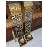 Pr of Metal Wall Sconces