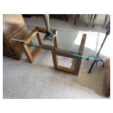 Glass Top Table (Base can be reconfigured)