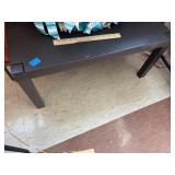 Wood Shadow Box & Plastic Table