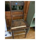 Primitive Oak Side Chair