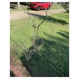 Heart Shaped Iron Plant Hook & Plant Baskets