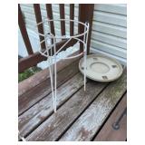 Iron Plant Stand and Plant Dolly