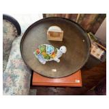 Wood Tray ~ Turtle & Coasters