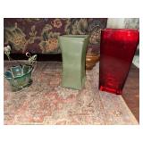 Vases & Hummingbird Planter