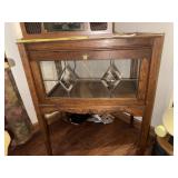 Curio w/ Stained Glass