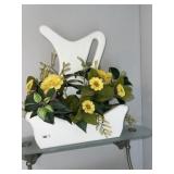 Wood Pitcher/Bowl Arrangement + Ba Tissue & Vase