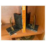 Pr of Sail Boat Granite Bookends