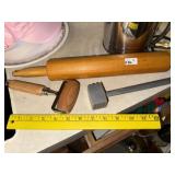 Wood Rolling Pin ~Sifter ~ Tenderizer Grp