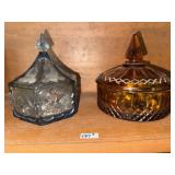 (2) Vintage Candy Dishes