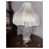 Vintage Table Lamp w/ Ornate Shade