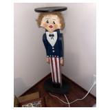 Hand Painted USA Plant Stand
