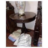 Vintage Round Cherry Accent Table