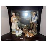 Porcelain Figures in Grp (Grandmaw ~ 5 Pcs)