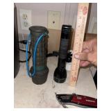 Maglite Flsh Light & Rubber Flash Light