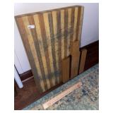 (2) Wood Cutting Boards