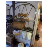 Glass Kitchen Shelf (Crack in 1 glass)