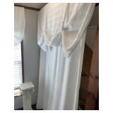 White Shower Curtain ~ Rug & Swag