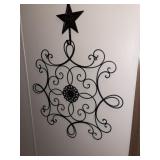 (2) Cast Iron Star Hangers & Wall Decor