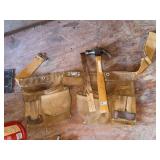 Leather Tool Belt & Hammer