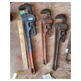 (3) Rigid Pipe Wrenches
