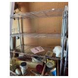 (2) Chrome Shelf Units (36' Wide x 36'Tall)