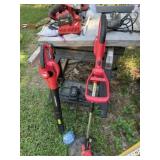 Lithium Trimmer & Blower W/ Batteries / Chgr (Wrks