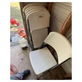 Set of (6) Lifetime Folding Poly Chairs