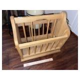 Hardwood Magazine Rack