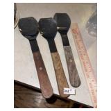 (3) Vintage Brauns Ice Cream Scoops